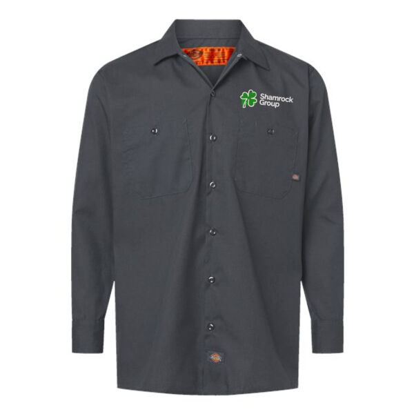 Dickies Industrial Long Sleeve Work Shirt - Embroidered Logo Thumbnail