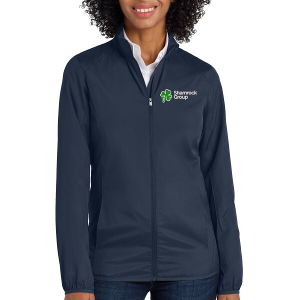 Port Authority Womens Zephyr Full Zip Jacket - Embroidered Logo Thumbnail