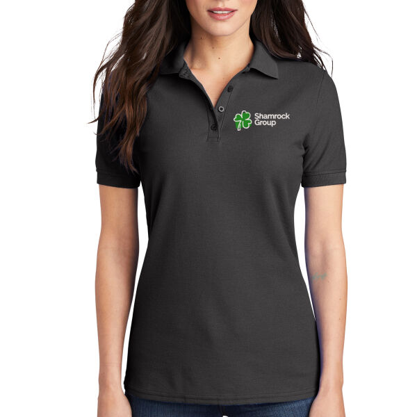 Port & Company Womens Core Blend Pique Polo - Embroidered Logo Thumbnail